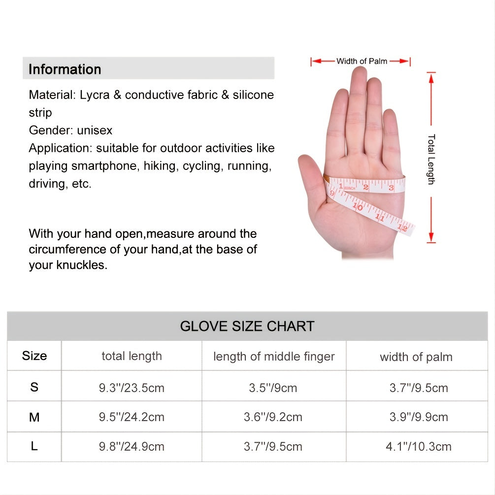 Winter Warm Gloves Anti slip Sports Gloves Soft Touch Screen Gloves