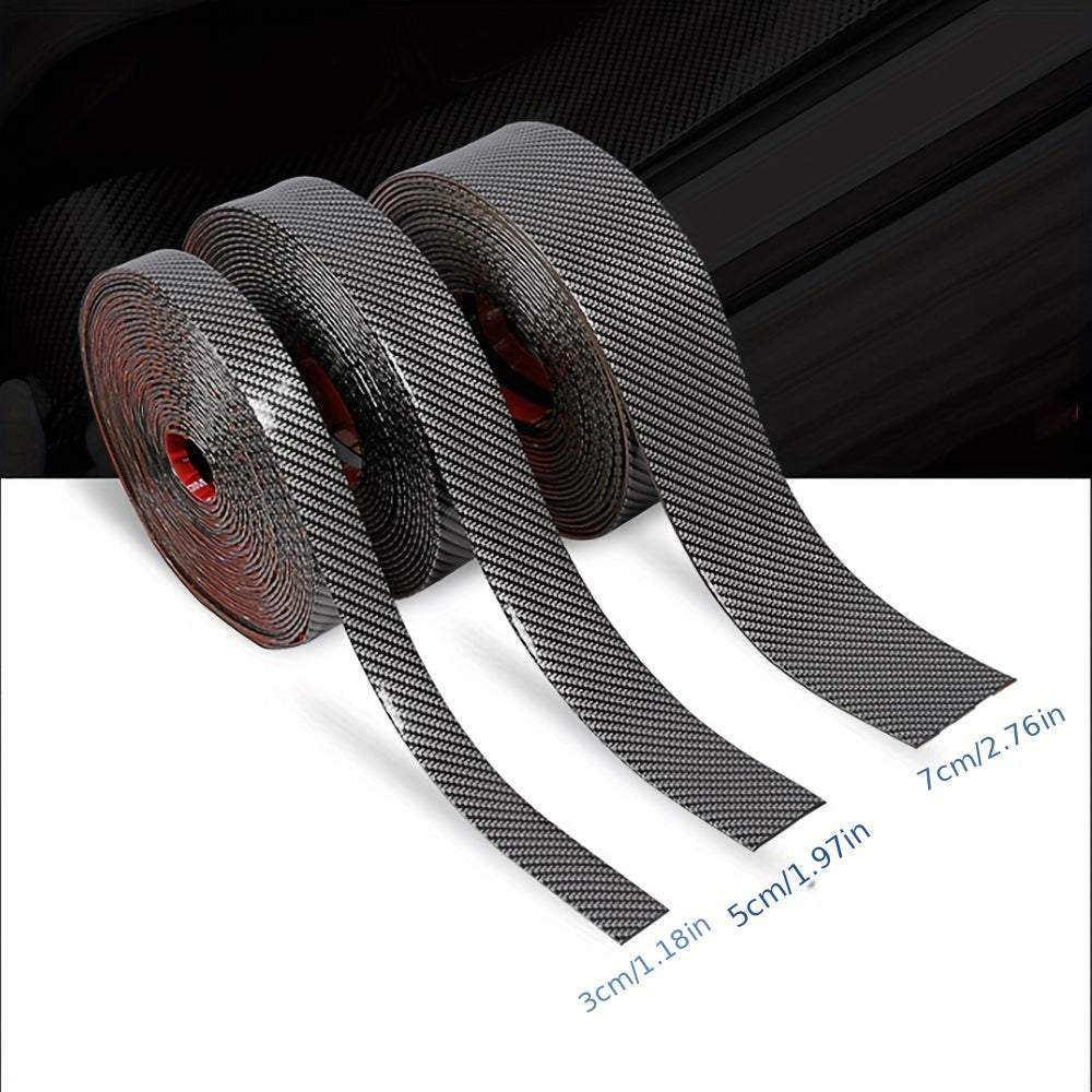 Car Door Entry Guards Carbon Fiber Scratch Cover Protector Strip