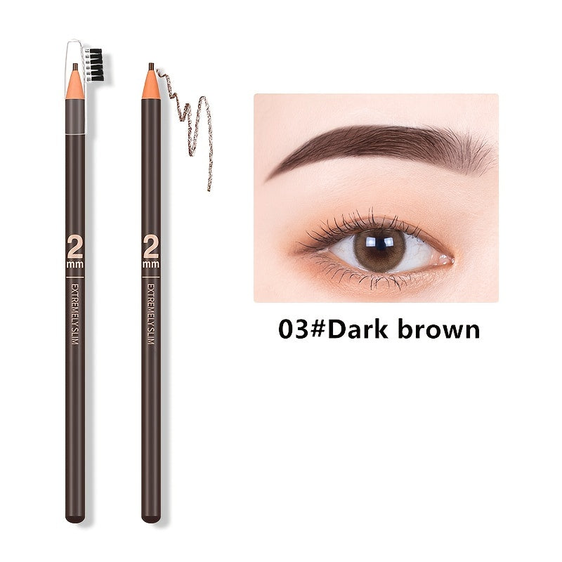 2mm Wild Eyebrow Pencil Waterproof Long Lasting Makeup Pencil
