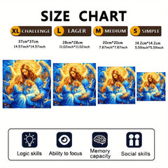 Hot Wooden Puzzle - Jesus and Angel - Ages 3+