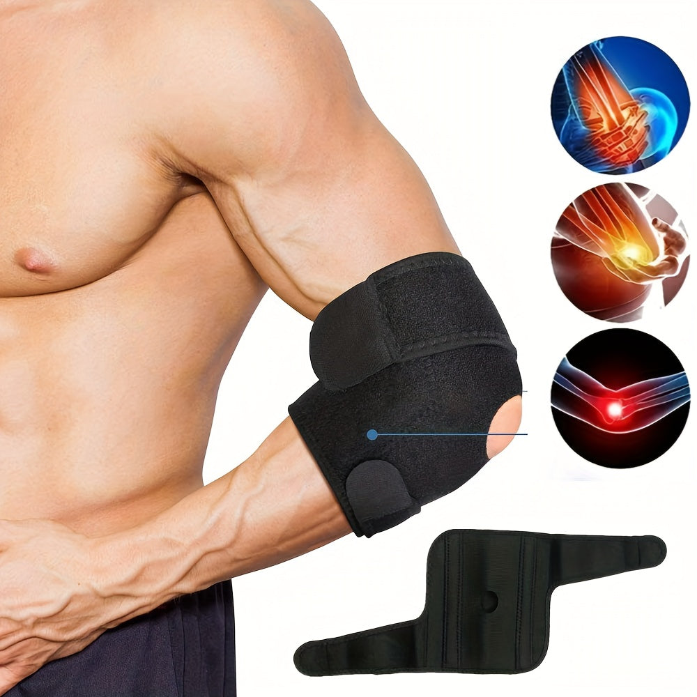 Adjustable Spring Support Elbow Pad for Safety - Weight 50-90 Kg