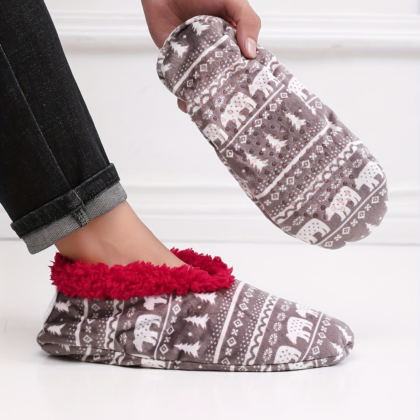 Cozy Christmas House Slippers for Men