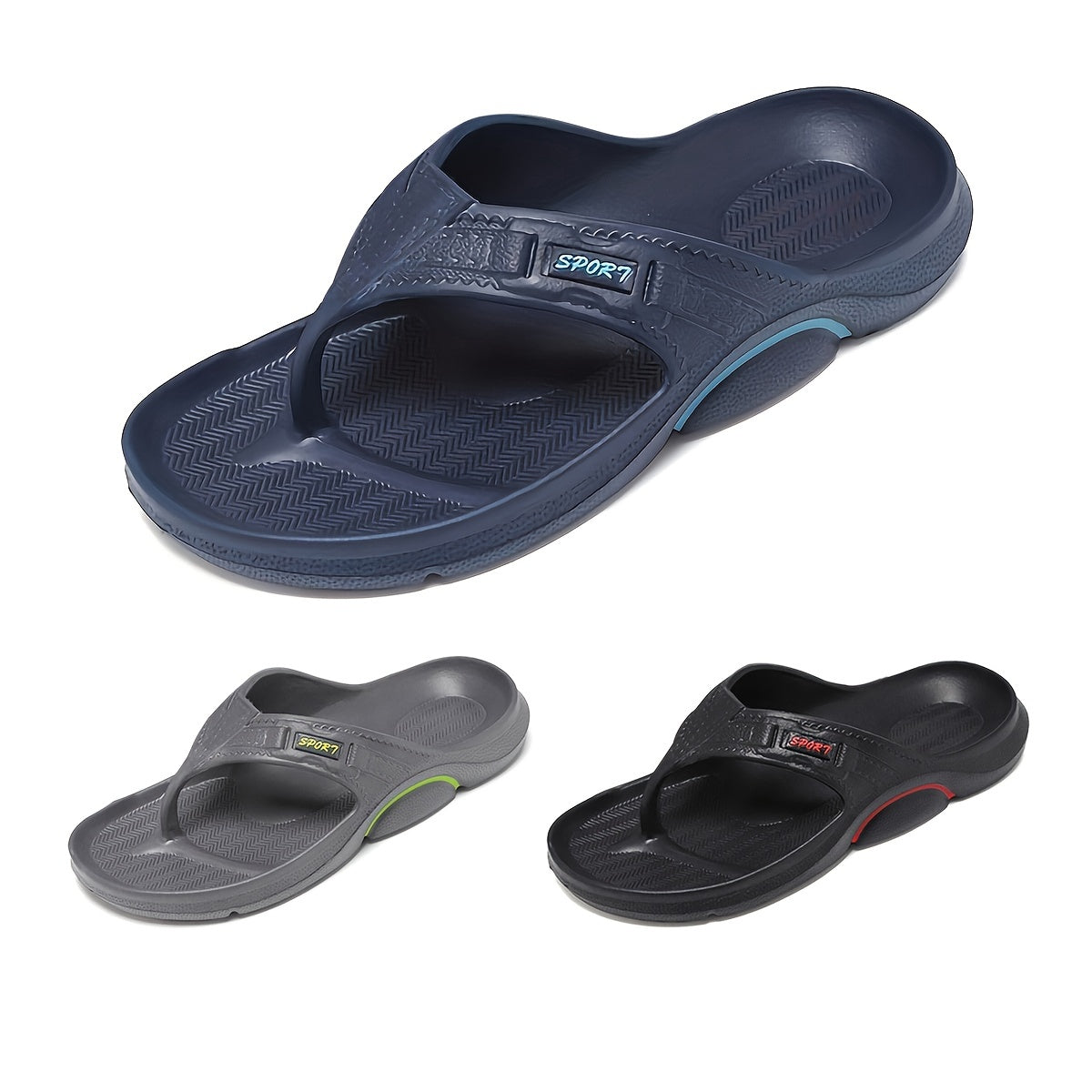 Men's Lightweight Comfy Non-Slip Flip Flops for Summer