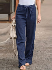 Lace Up Wide Leg Pants for Spring & Summer
