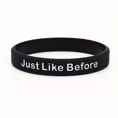 Yesterday Once More Slogan Silicone Bracelet