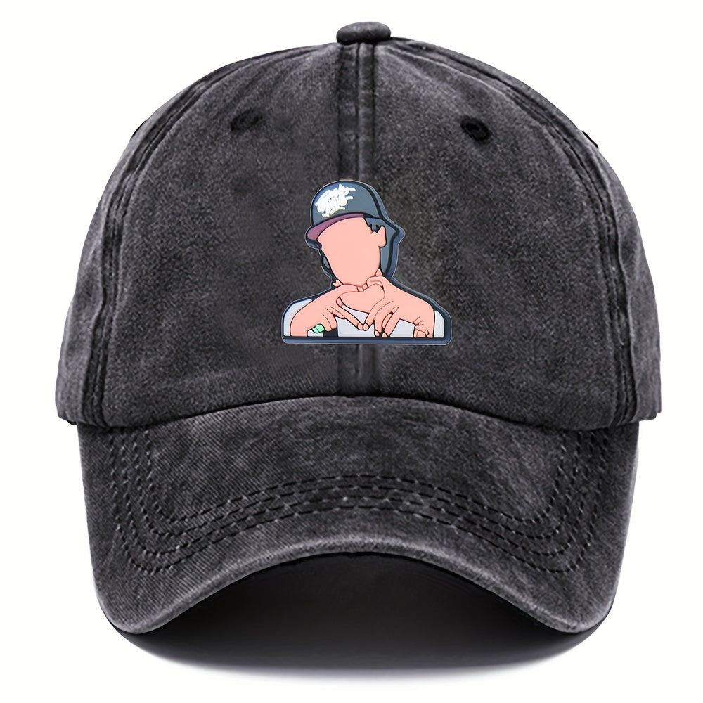 Outdoor Washed Cotton Sun Protection Baseball Cap Unisex Adjustable