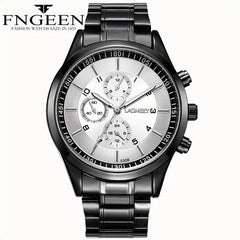 Men's Ultra Thin Steel Strap Sports Watch