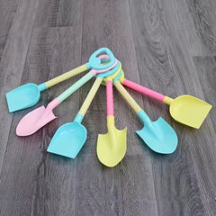 3pcs Beach Sand Shovel Random Patterns Outdoor Sandbox Fun Summer Toy