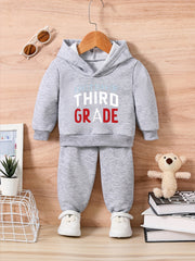 Toddler Baby Long Sleeve Sweatshirt and Trousers Set for Fall Winter