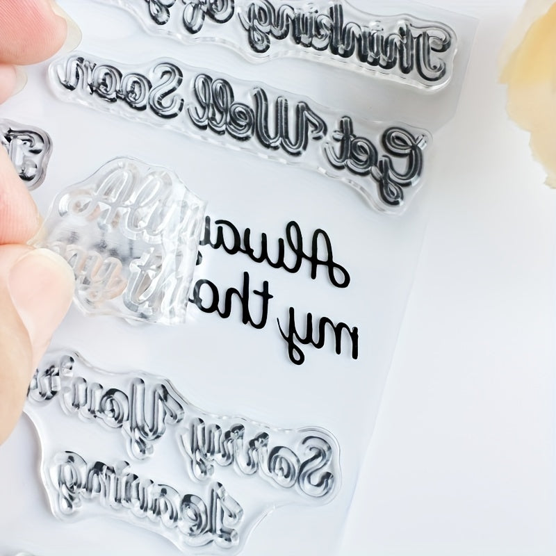 Grandparents Transparent Stamps for Card Making, Scrapbook Decoration