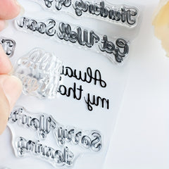 Grandparents Transparent Stamps for Card Making, Scrapbook Decoration