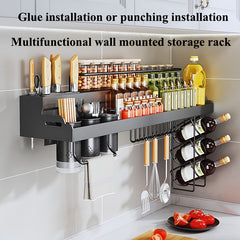 Kitchen Storage Rack Wall Hanging Seasoning Holder