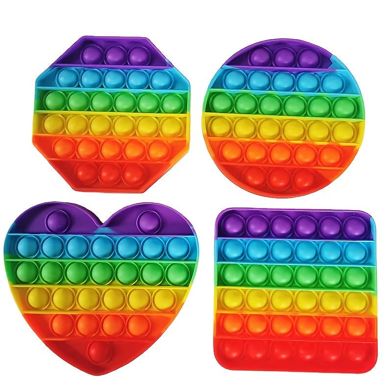 Pop Push Bubble Fidget Sensory Toy Stress Relief Anxiety Kids Adults
