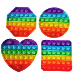 Pop Push Bubble Fidget Sensory Toy Stress Relief Anxiety Kids Adults