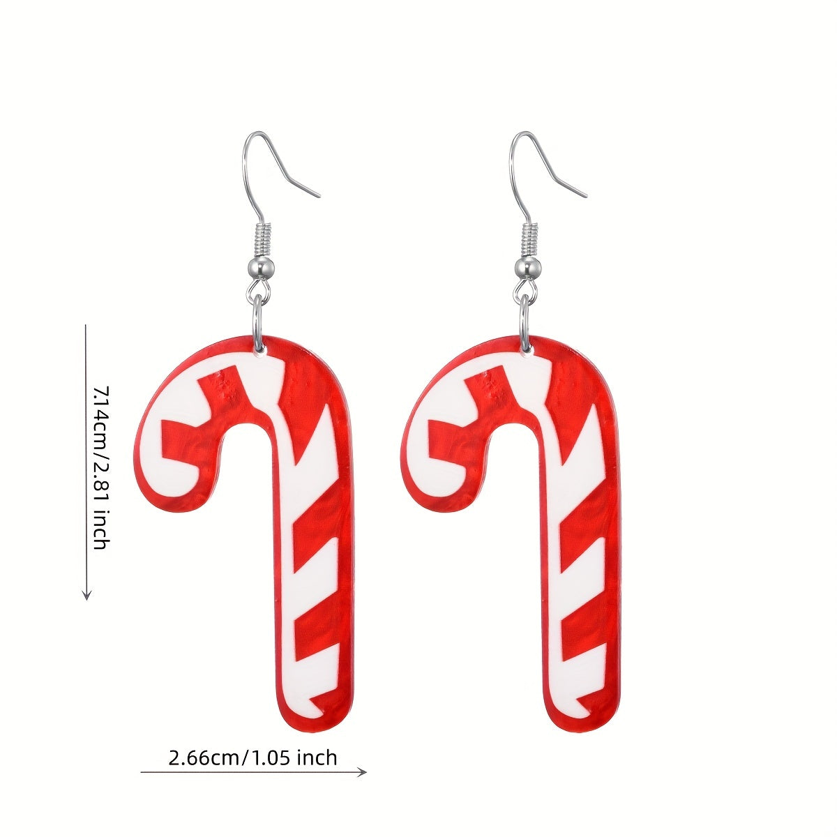 Christmas Dangle Earrings Acrylic Festive Party Jewelry Decor