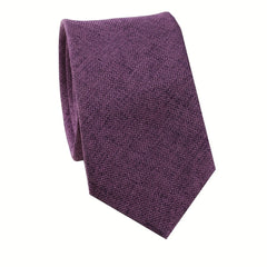 Men's Solid Color Polyester Business Tie