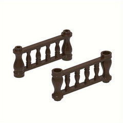 4pcs Building Block Farm Garden 1X4X2 Railing Fence DIY Animal Scene Play