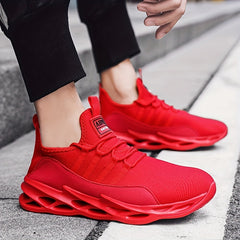 Men's Slip on Blade Sneakers Lightweight Breathable Athletic Shoes