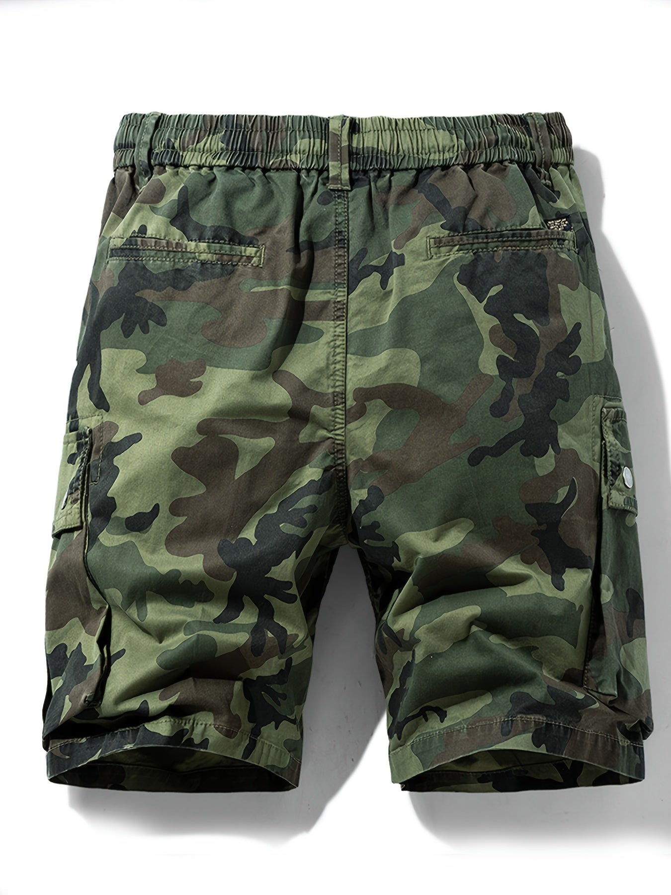 Men's Camo Shorts with Pockets for Outdoor Workouts