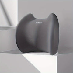 Universal Memory Foam Car Headrest Waist Support Pillow Gray