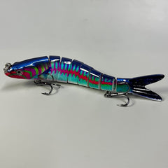 Colorful 8 Segment Bionic Wobbler Fishing Lure Hard Bait 11g 26g