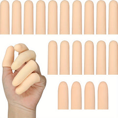 20Pcs Silicone Finger Sleeves Thumb Protector Gel Finger Cots for Finger Tips