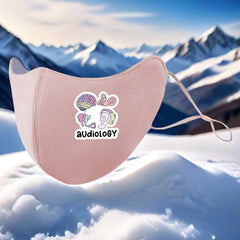 3D Fleece Lined Warm Face Mask w/ Colorful Mic & Earpi