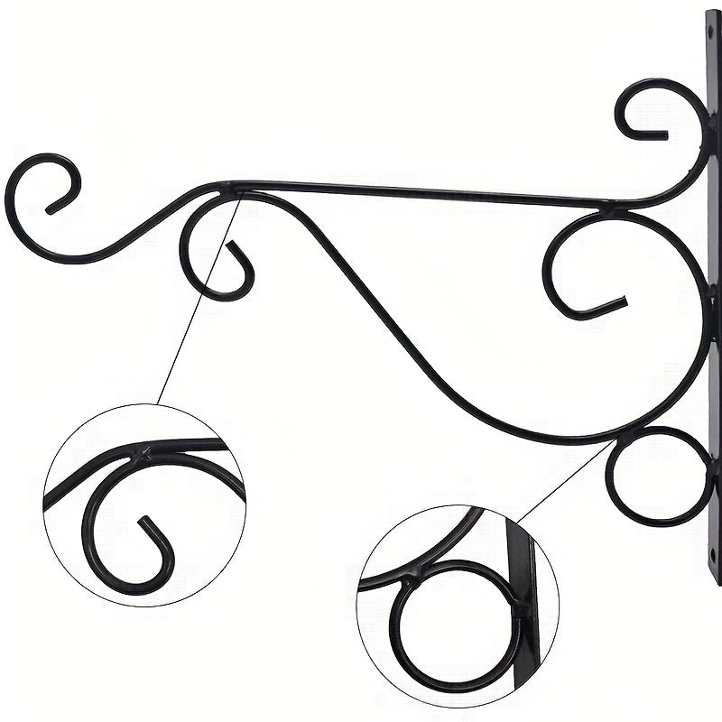 Metal Plant Bracket 25 30 48 Cm Iron Wall Hanger Hook