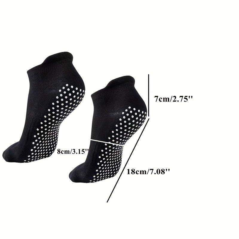 Non Slip Silicone Padded Grip Socks Yoga Workout Fitness Sport Socks