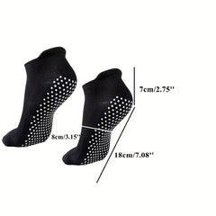 Non Slip Silicone Padded Grip Socks Yoga Workout Fitness Sport Socks