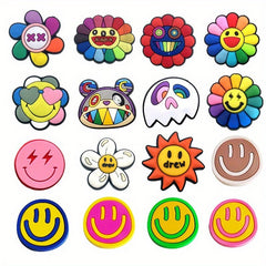 Cartoon Shoe Charms PVC Shoe Decoration for DIY Clog Sandals Bracelets