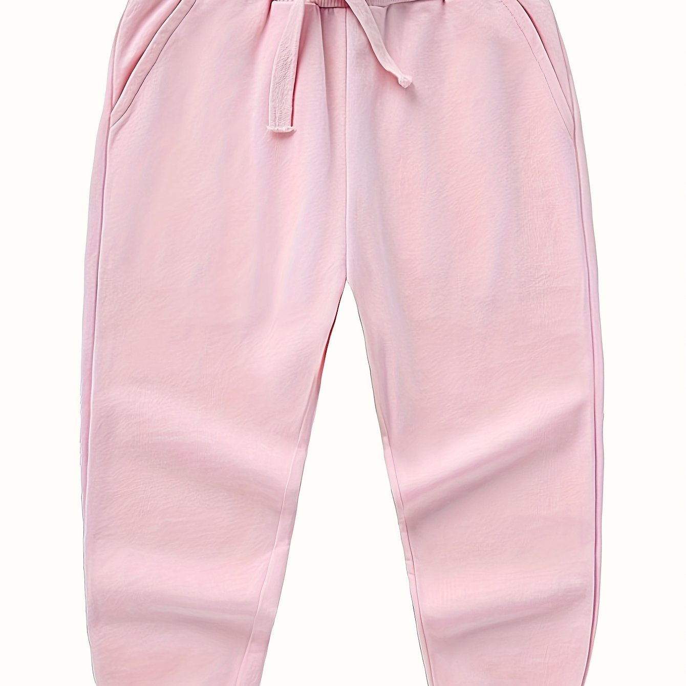 Girls' Comfy Jogger Trousers, Elastic Waist, 2-12 Years