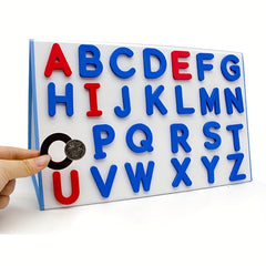 26pc Magnetic Stickers Number & Letters Red English Educational Children's Toys