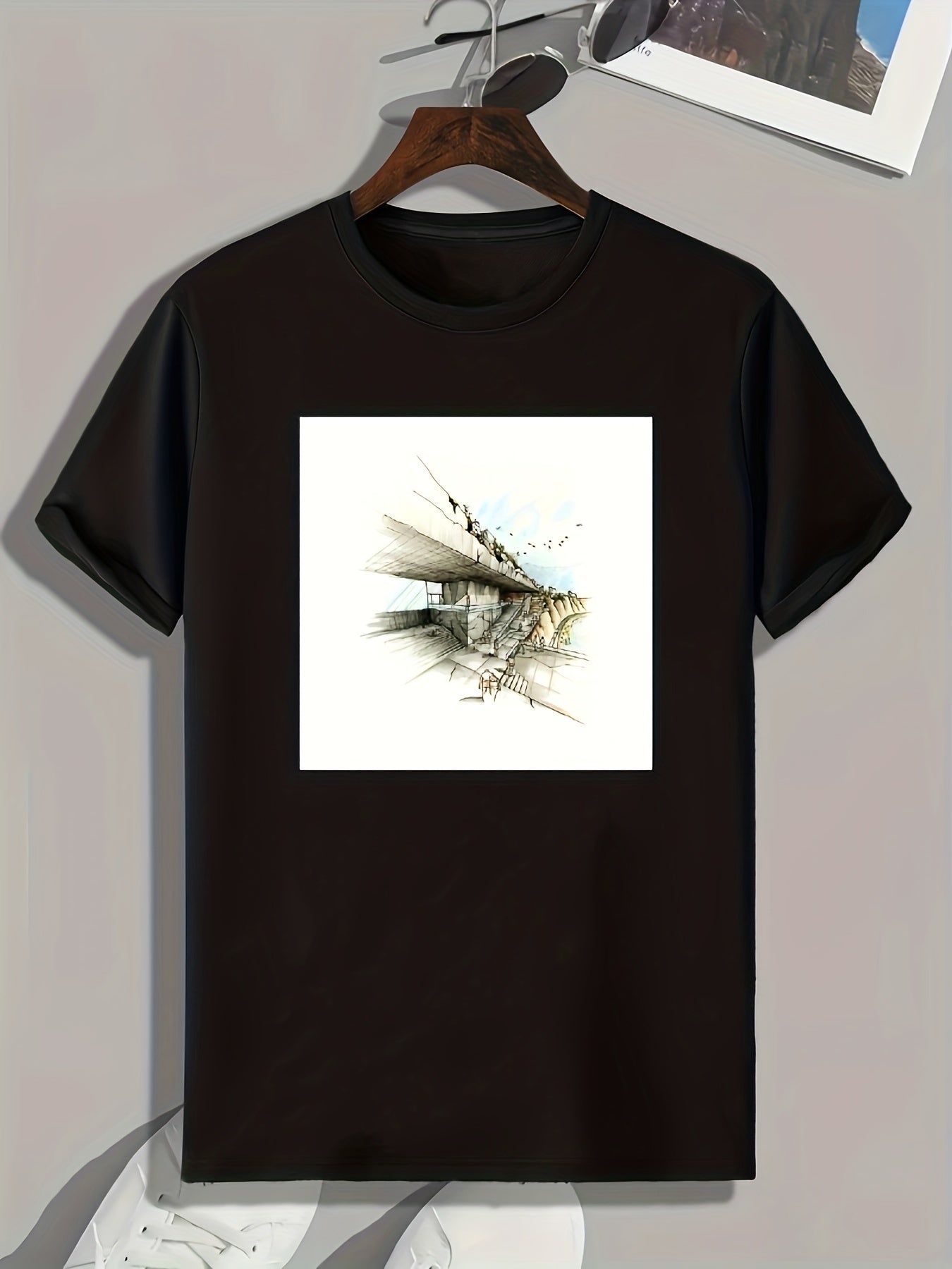 Graphic T shirt Casual Comfy Tees For Summer Mens Clothing