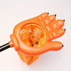 Hollow Out Hand Candy Bag Halloween Reusable Candy Bucket