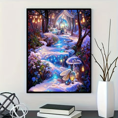 5D Pink Landscape Diamond Painting Set for Adults - Interior Decor 20 02 29