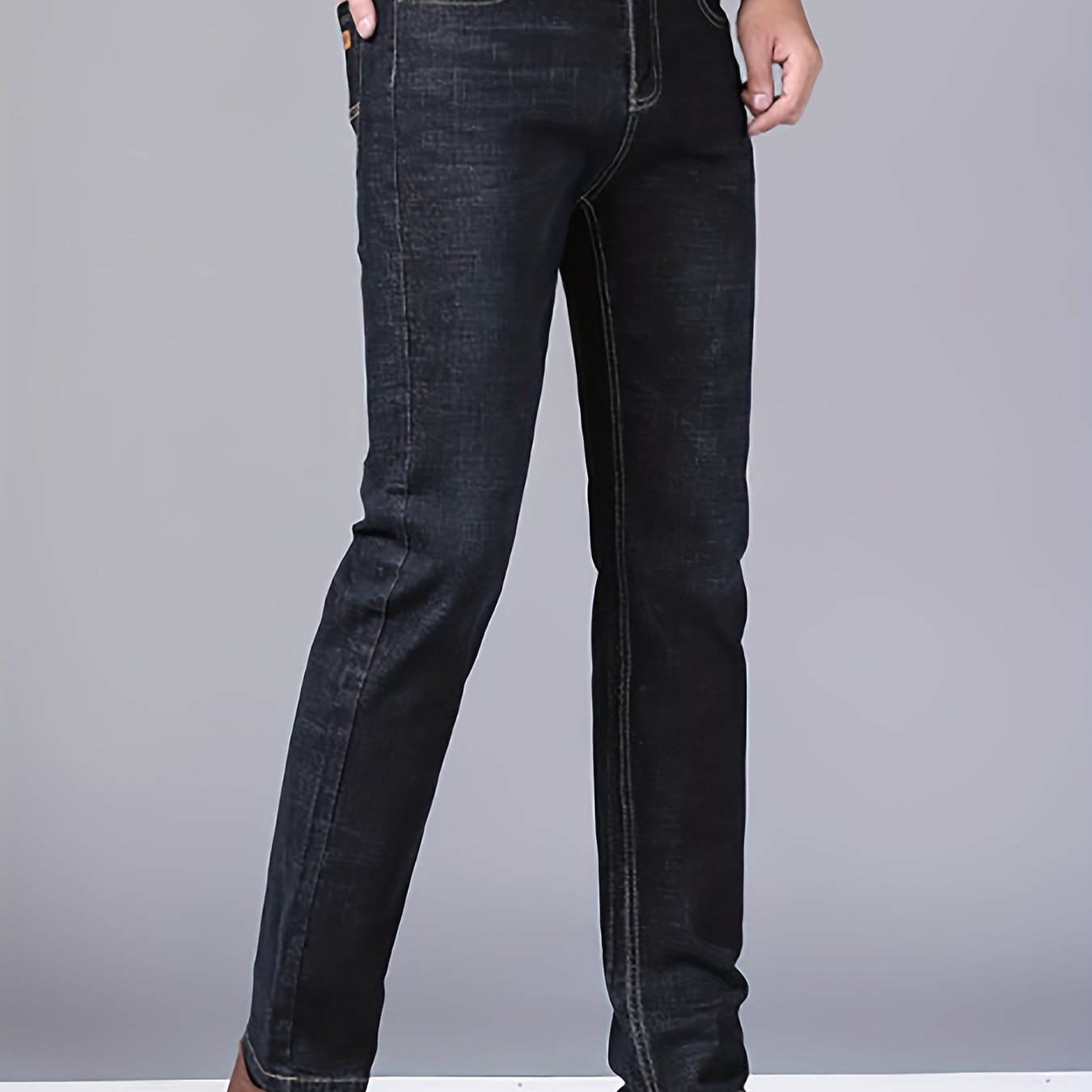 Stretch Denim Pants: Classic Semiformal Jeans