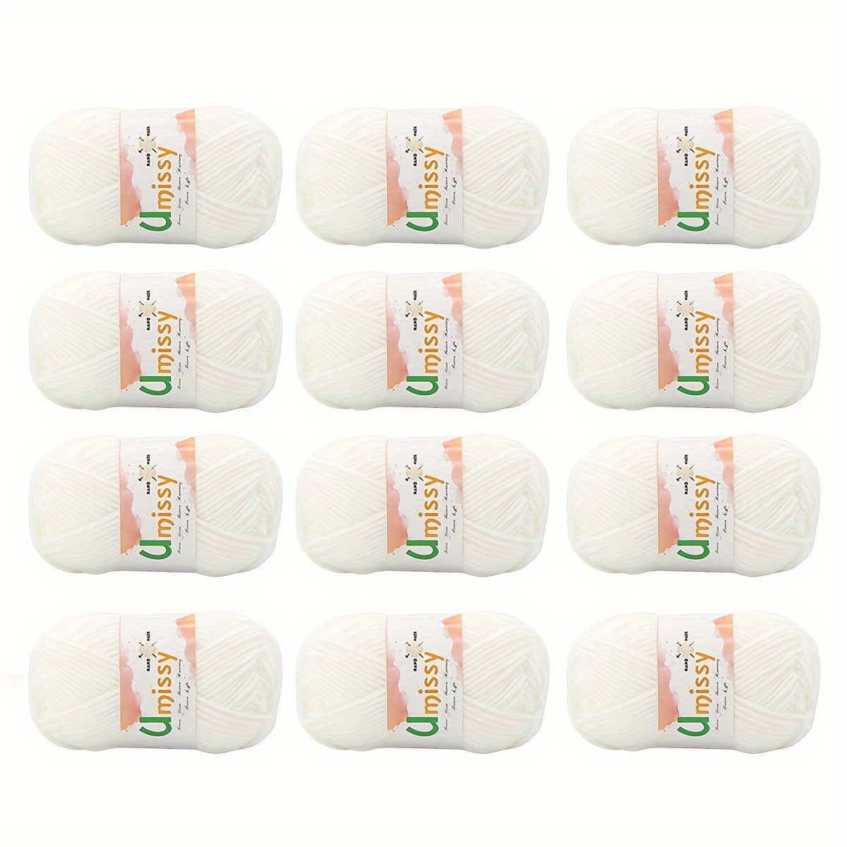 12pcs Mini Soft Yarn for Crocheting & Knitting, Scarf Sweater Shawl Throw