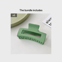 Colorful Acrylic Claw Clip Minimalist Women Hair Clip Gift For Her