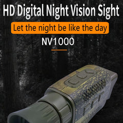 4K HD Outdoor Monocular Infrared Camera 5x Digital Zoom Night Camera