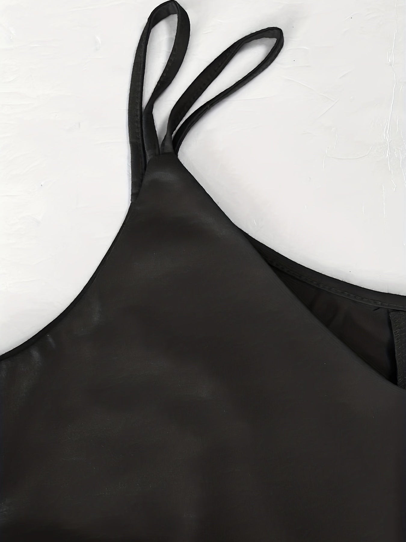 V Neck Slim Cami Dress Solid Spaghetti Strap Summer Backless
