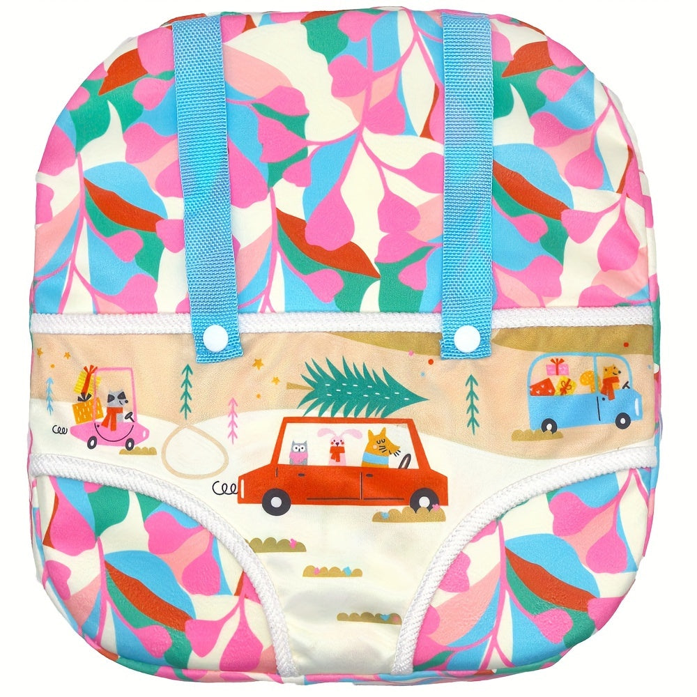 18 Inch Doll Backpack in Rainbow Colors with LOVE Print