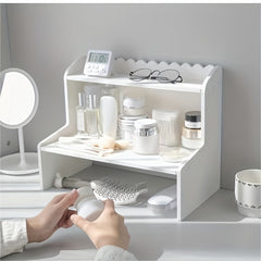 Double Layer Heightening Storage Rack for Office and Dorm