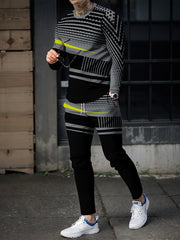 Men's Long Sleeve T-shirt & Sweatpants Set