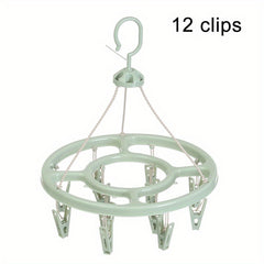 Clip Round Drying Rack 360 Degree Hanging Socks Hanger