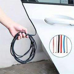 1PC Car Door Edge Guards Rubber Sealing Protection Strip Anti Scratch
