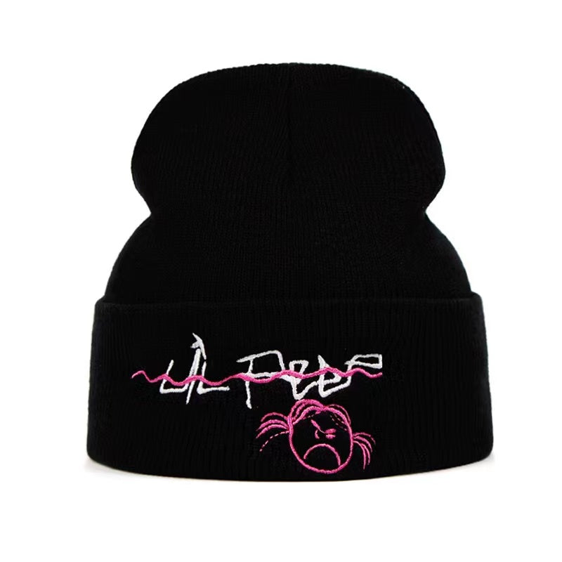 Lil Peep Embroidered Knit Hat for Men and Women