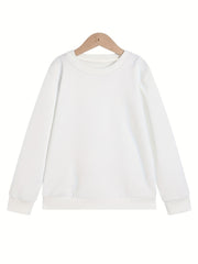 Witch & Pumpkin Girls' Sweatshirt Pullover Long Sleeve Top
