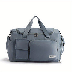 Large Capacity Carry on Tote With Shoe Compartment Waterproof Luggage Bag