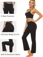 Bootcut Yoga Pants High Waisted Flare Work Pants Activewear